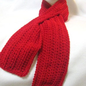 Red Neckwarmer With Slit Red Keyhole Scarf Perfect for - Etsy