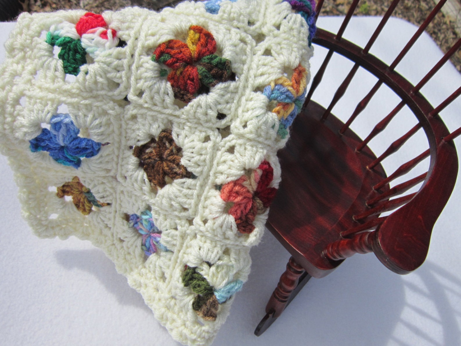 Doll Blanket Crochet Baby Doll Afghan Dollhouse Quilt Etsy