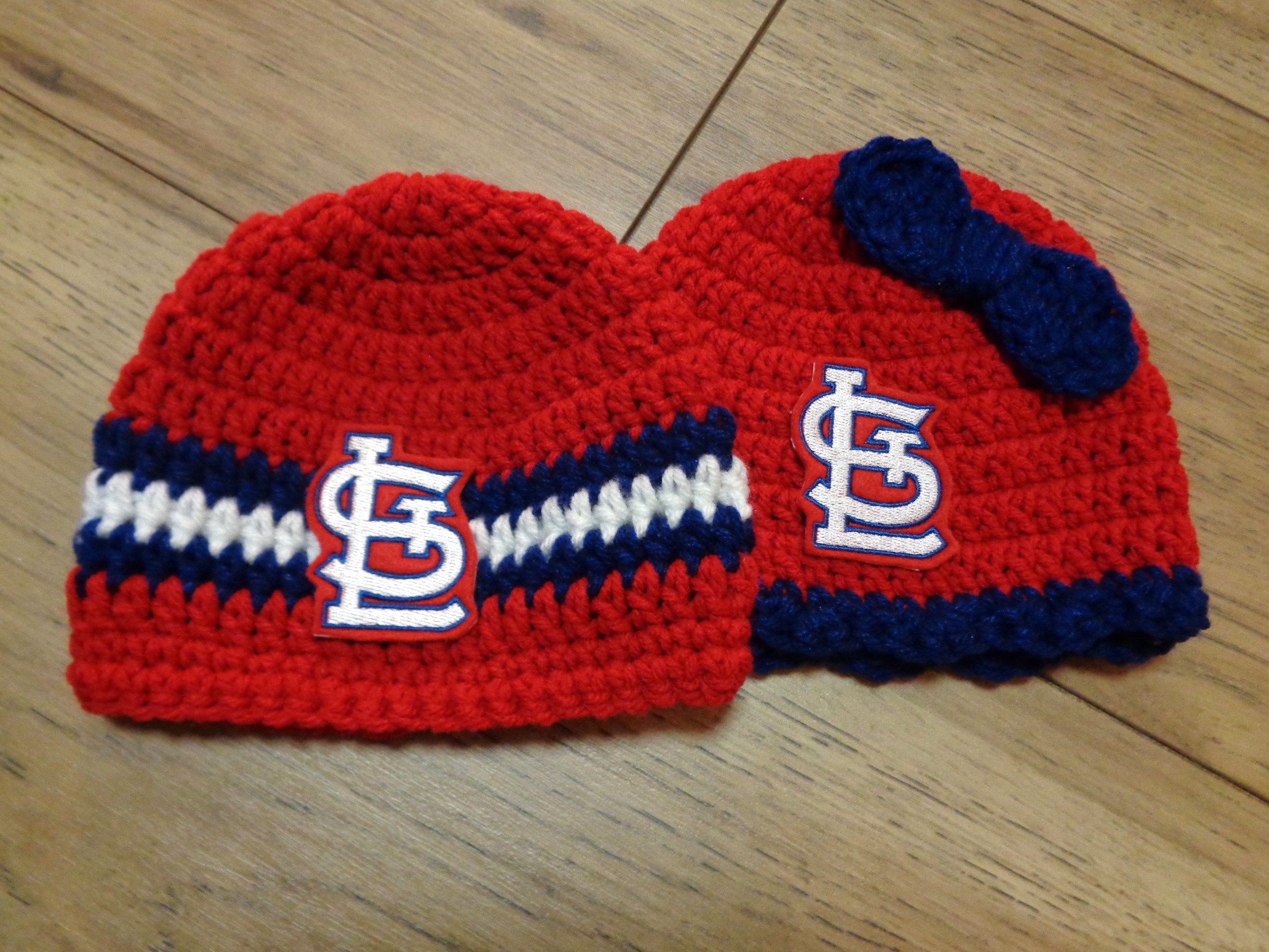 St. Louis Cardinals Inspired Baby Cap: Newborn Photo Prop - Etsy