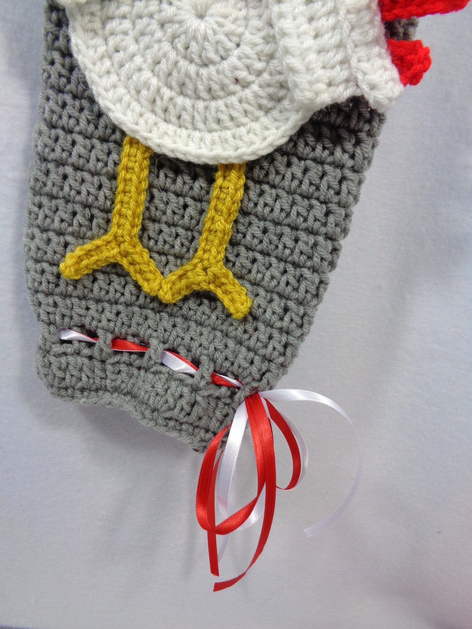 Chicken Plastic Bag Holder Crochet Farm Decor Walmart Bag Etsy