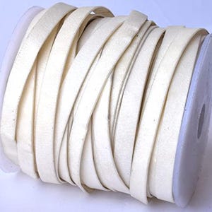 6mm Wide Rawhide lace White  25-Meter Spool by Greek Crafts,