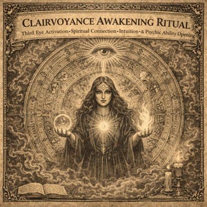 Rytuał przebudzenia jasnowidzenia – aktywacja trzeciego oka, połączenie duchowe, intuicja i otwarcie zdolności parapsychicznych