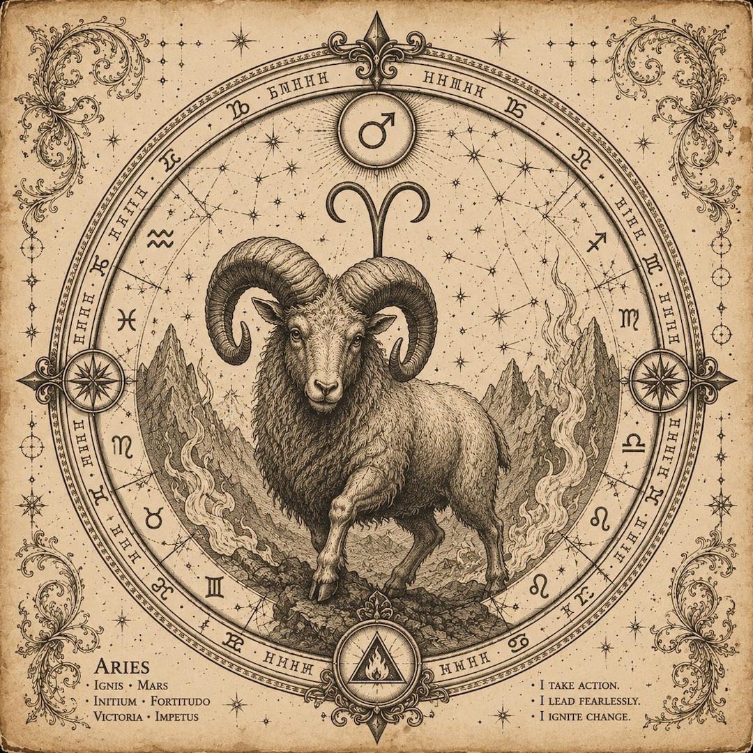 ARIES INITIATION Personality & Power Activation System - Etsy