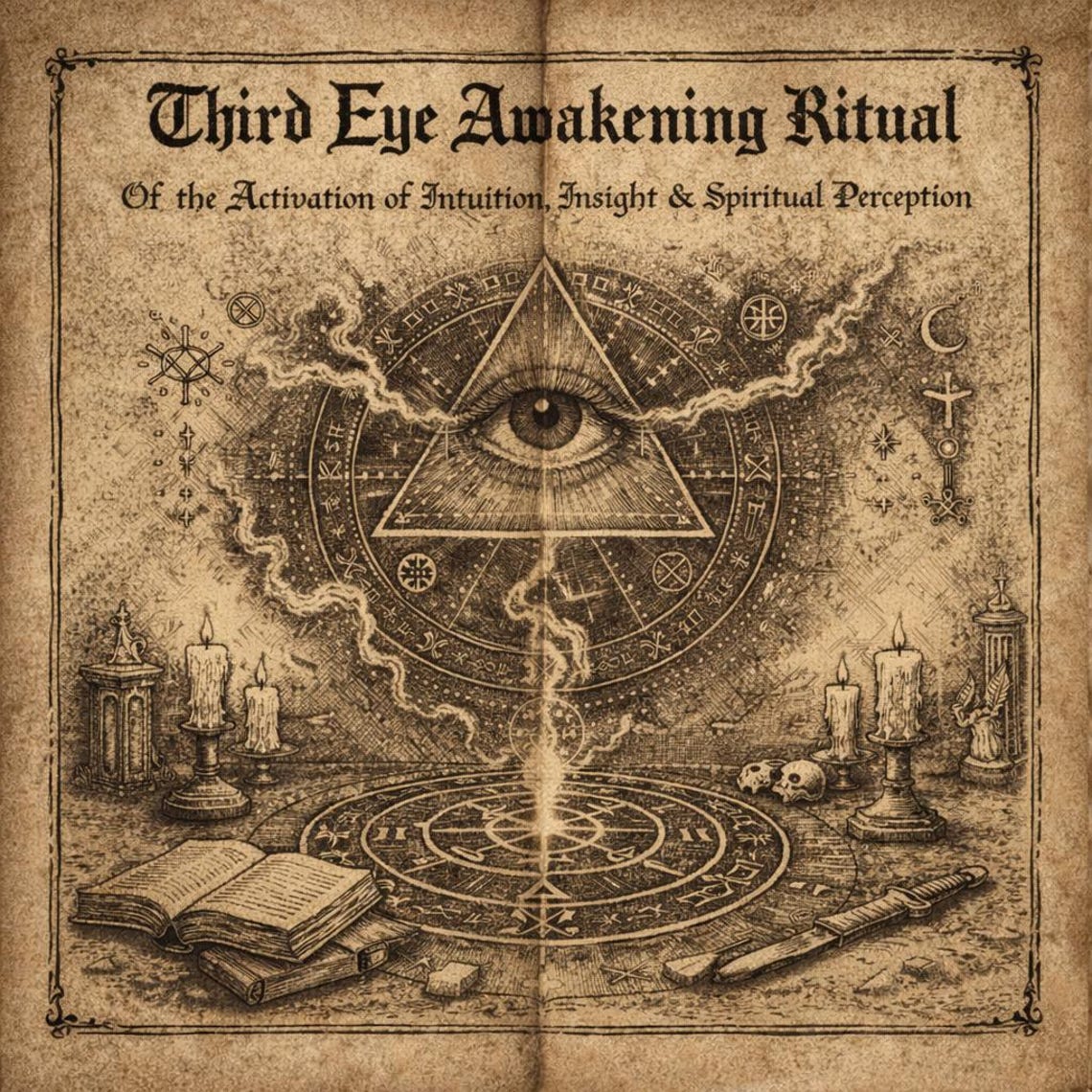 Powerful Ritual A Super Powerful Spell, a Powerful Ritual to Activate the Third Eye. - Etsy