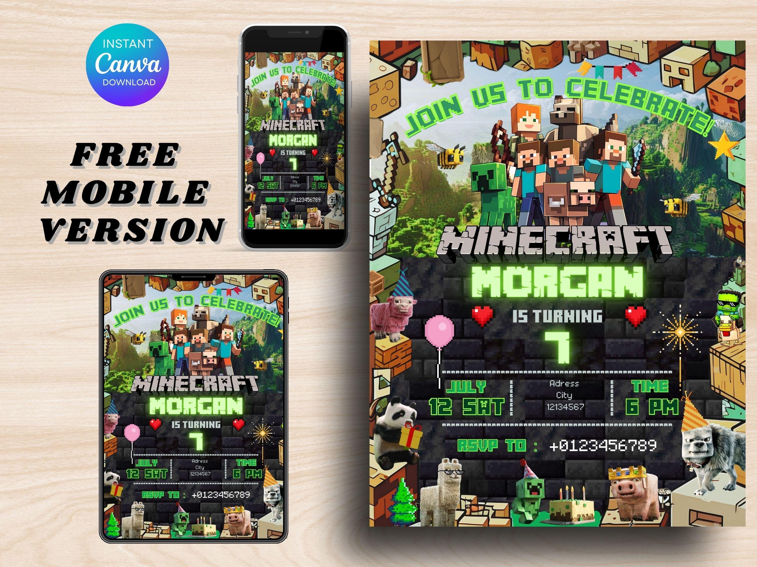 Canva Gamer Invitation Template