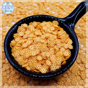 Honeycomb • 5g 10g 20g • Polymer Clay Scheibe Sprinkles - 5 mm - für Slime, Resin Shaker Einsatz, Decoden, Tumbler, Tumbler, Nailart, DIY Craft Projekte