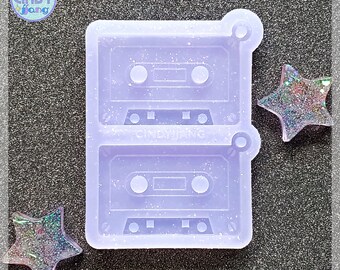Cassette tape trinket tray mold