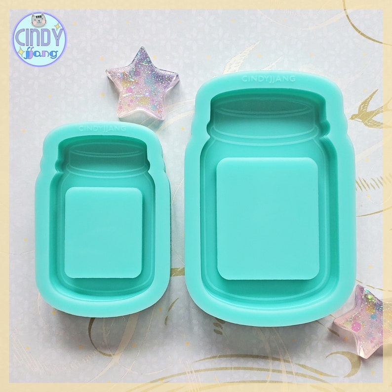 Mason Jar Shaker Mold | Small • Large Size | Shiny Silicone Mold for ...