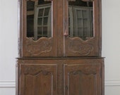 JUST REDUCED 18th century european Louis XV oak buffet deux corps from Normandy