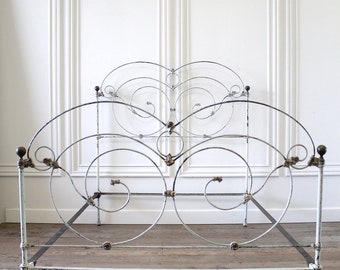 vintage iron bed frames 1930's antique iron bed full size iron bed etsy vintage iron bed frames 1930's antique iron bed full size iron bed etsy