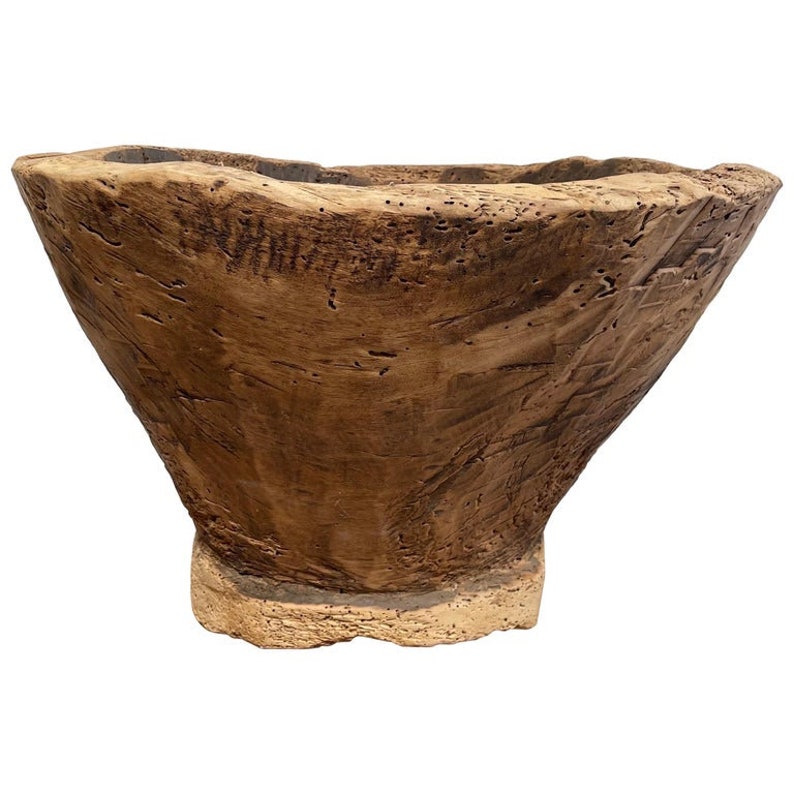 BloomHomeInc Wood Stump Bowl - Thumbnail 2