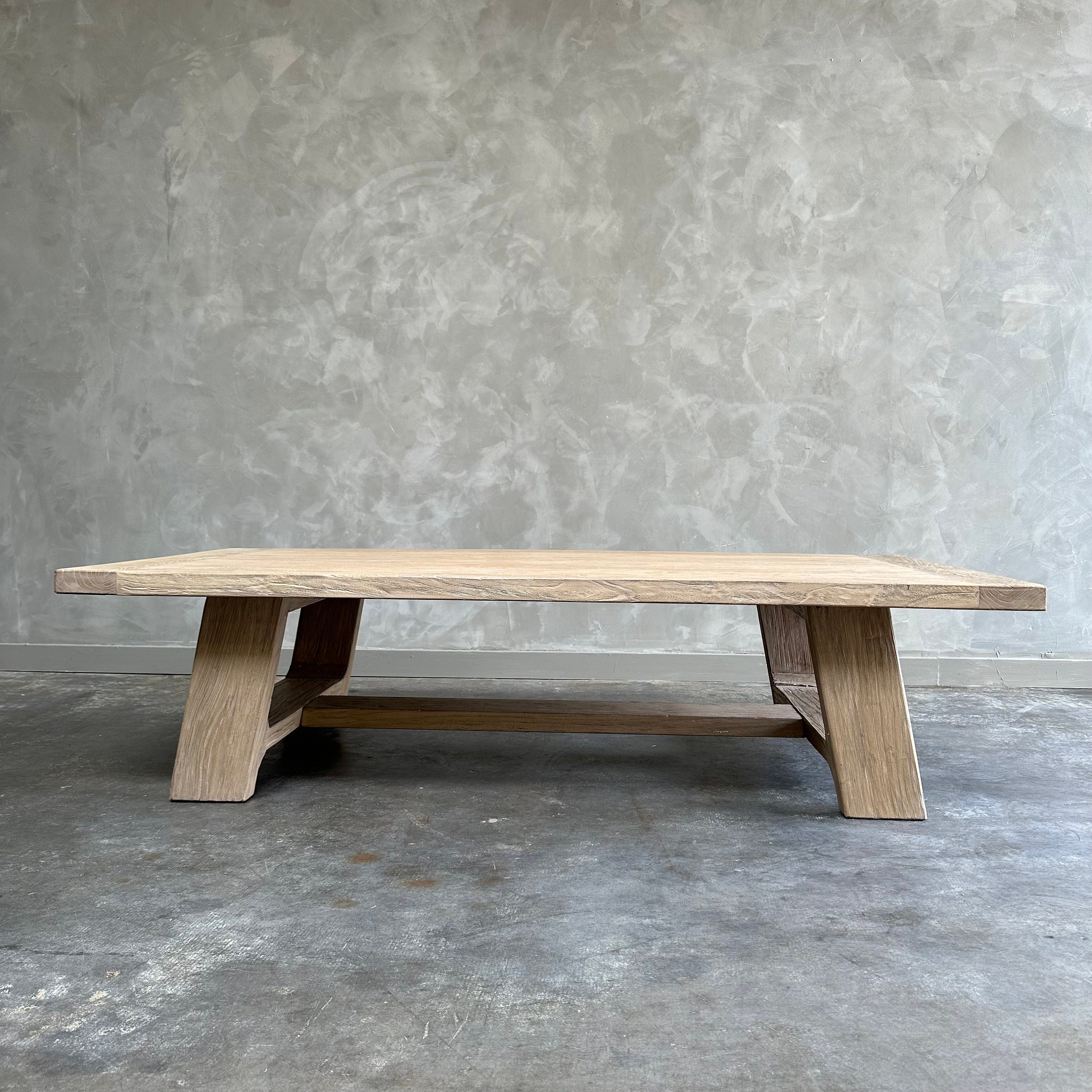Custom Made Dorado Reclaimed Elm Wood Coffee Table Etsy