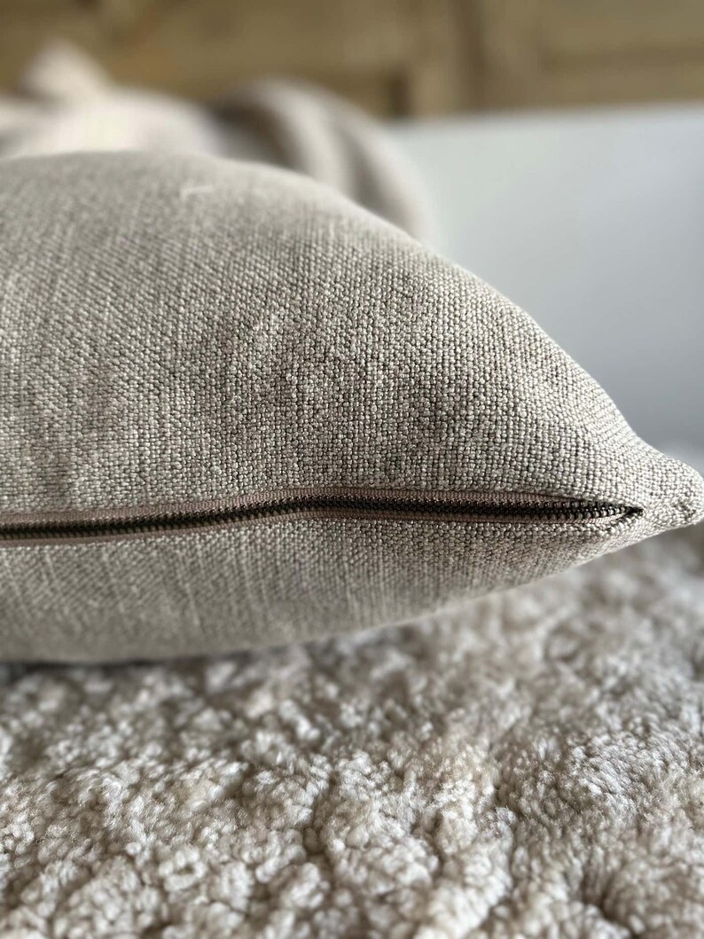 Bloom Home Inc. Belgian Linen Pillow - Thumbnail 3