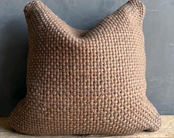 Amari Wool Pillow - Havane