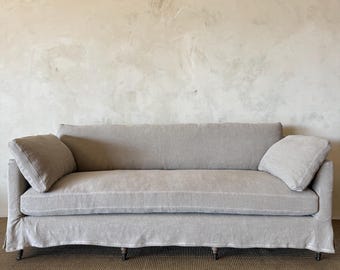 Rudin Slipcovered Sofa - Flax