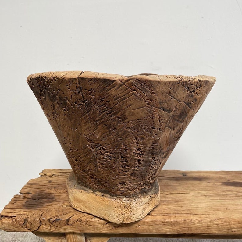 BloomHomeInc Wood Stump Bowl - Thumbnail 5
