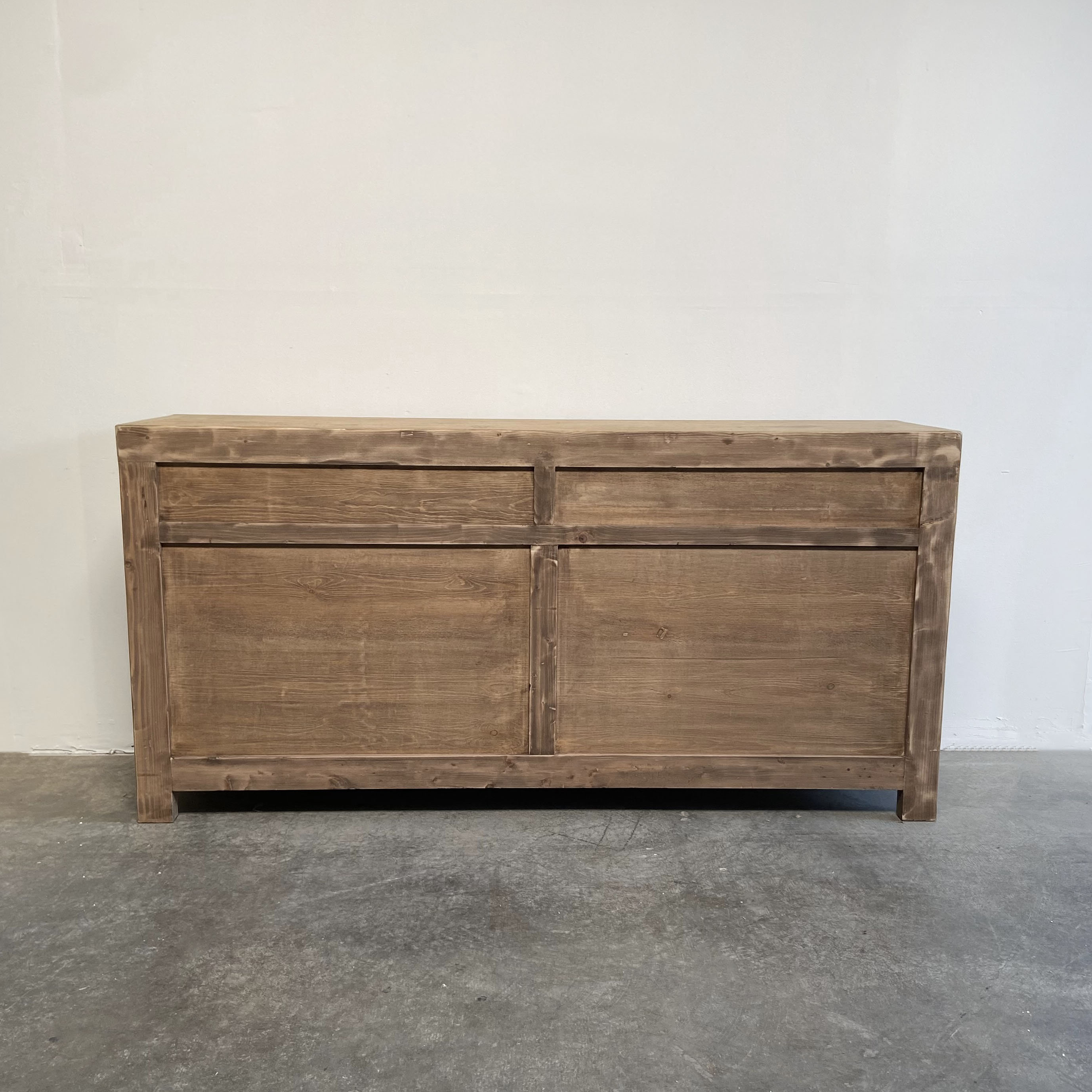 Gabinete de pino natural recuperado con cajones y puertas | Etsy