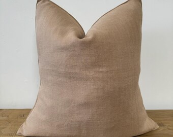 Libeco Belgian Linen Pillow with Insert – Napoli Natural