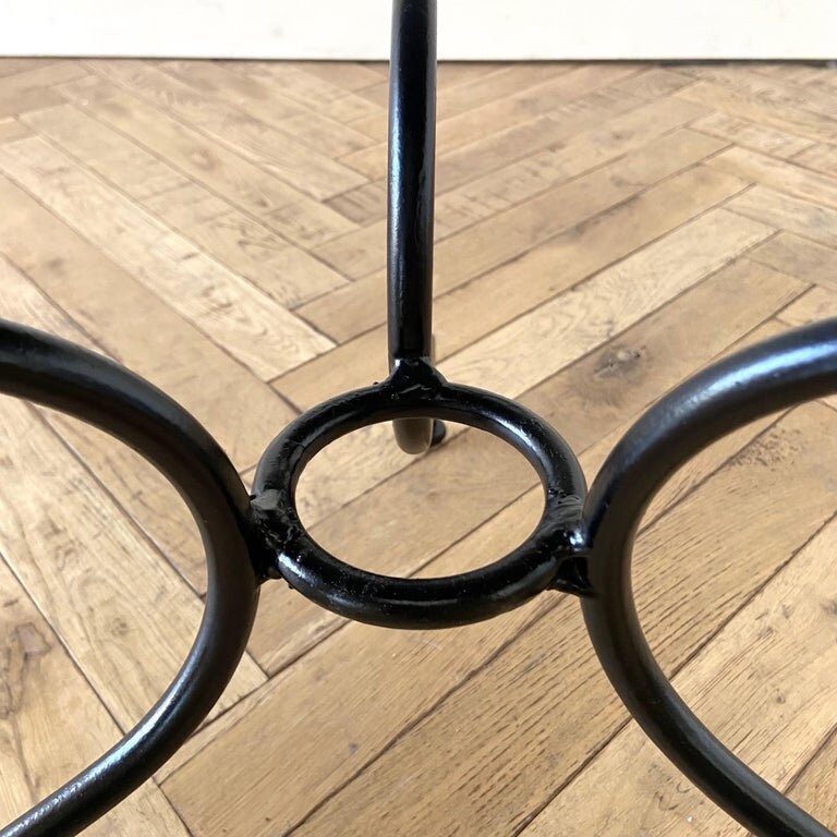 Vintage metal 2024 outdoor side table