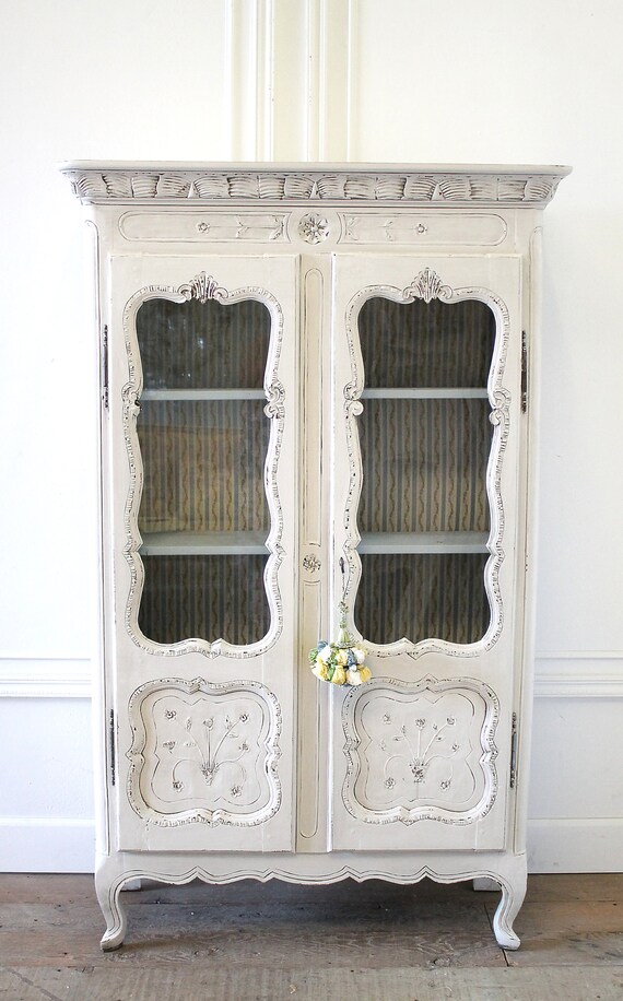 Sale Early 19th Century Petite Painted Country French Cupboard Etsy