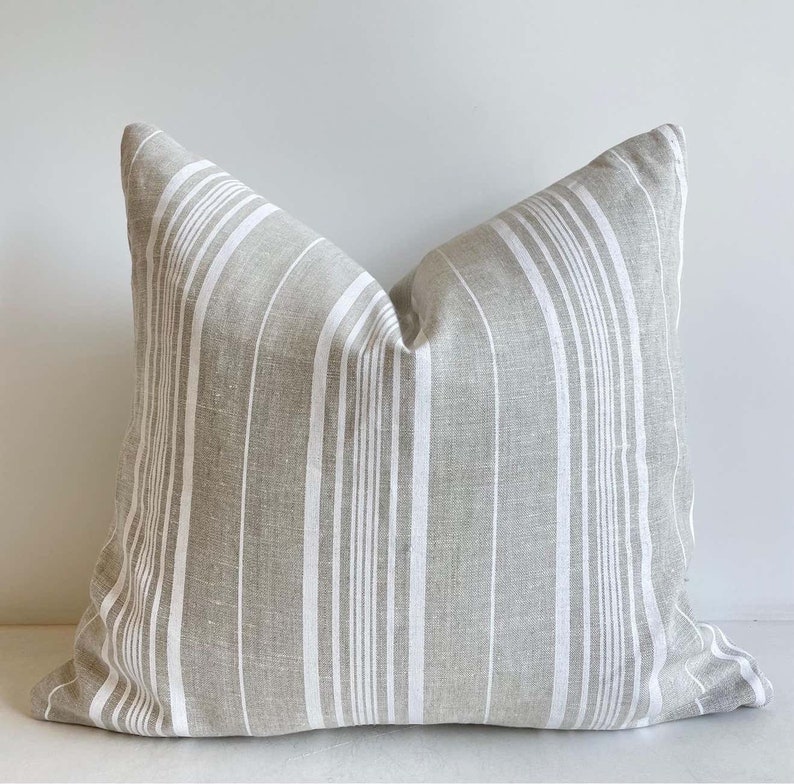 BloomHomeInc Grain Sack Pillow