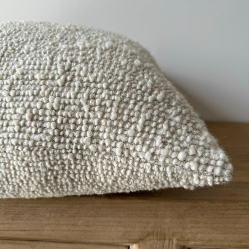 BloomHomeInc Wool Accent Pillow - Thumbnail 2