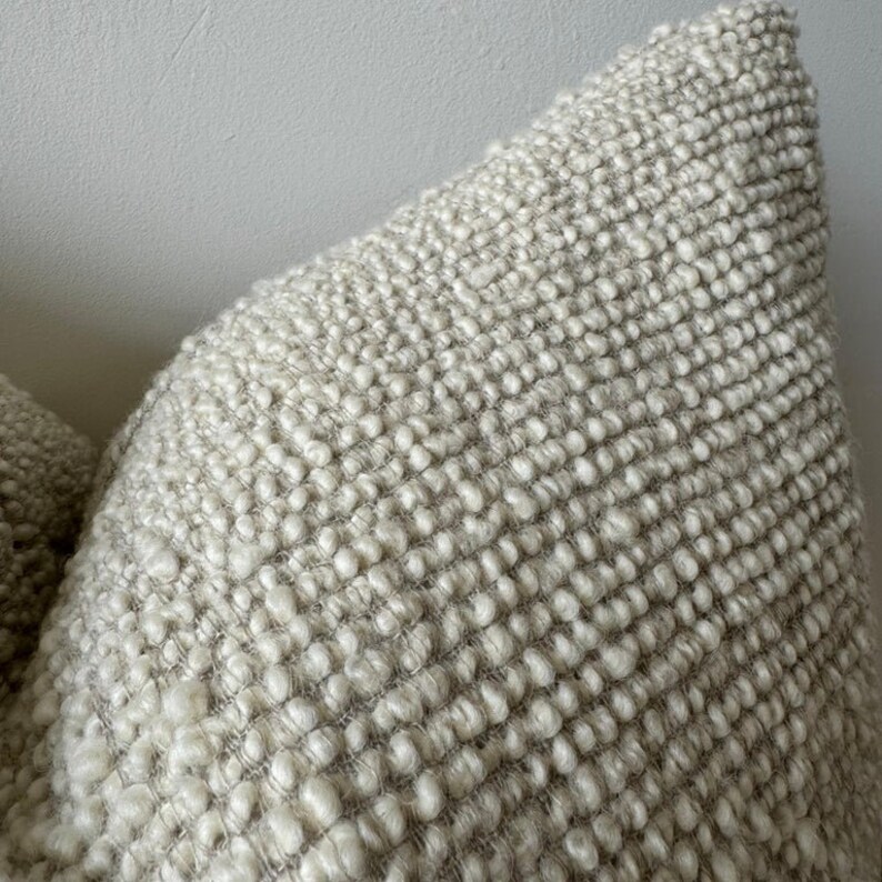 BloomHomeInc Wool Accent Pillow - Thumbnail 3