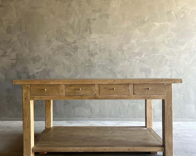 Modern Cowboy Kitchen Island With Drop Leaf Etsy