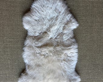 Genuine Sheepskin Hide 2 x 3 Feet in White