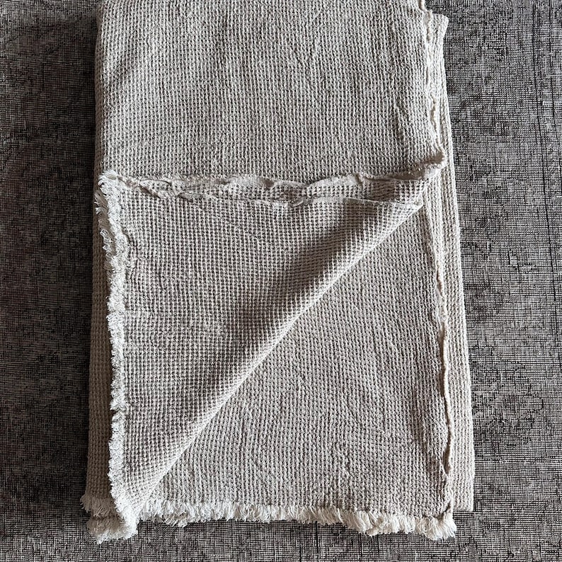 BloomHomeInc Vera Waffle Blanket - Thumbnail 2