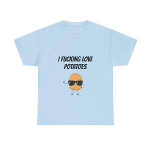Funny Potato Graphic Unisex Tee, Humorous Foodie T-Shirt image 6