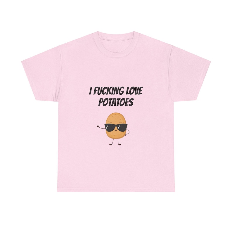 Funny Potato Graphic Unisex Tee, Humorous Foodie T-Shirt image 7