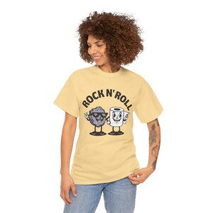 Rock 'N' Roll Unisex Cotton Tee - Perfect for Concerts, Festivals, Music Lovers, Casual Wear, Gift for Friends, Funny Graphic T-shirt