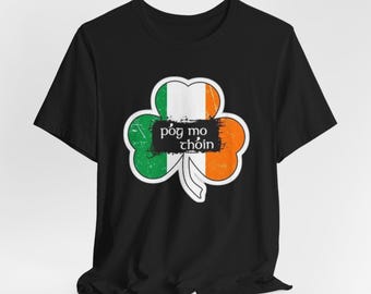 Funny Shamrock Graphic T-Shirt, St Patricks Day Unisex Tee