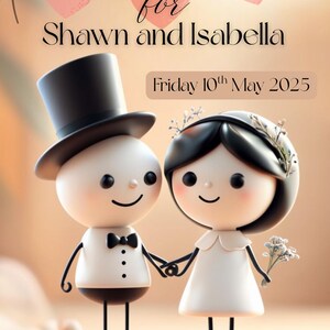 Grazioso biglietto Save the Date - Modificabile