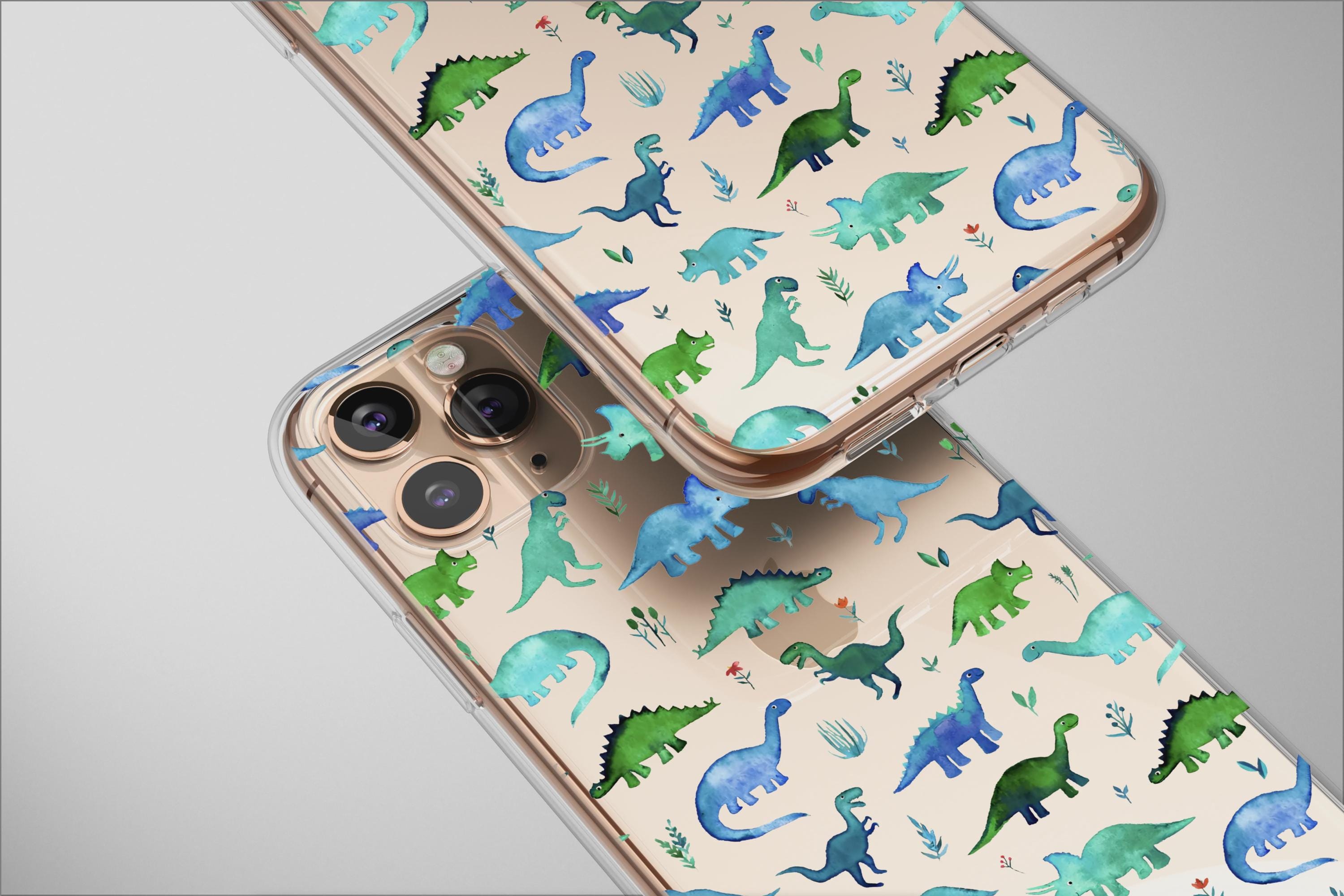 Coque IPhone 16 Pro Magnétique Magsafe - Design Dinosaure Multicolore - Anti-choc TPU - Neuf