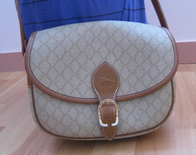 Auth Vintage Longchamp Messenger Bag Etsy