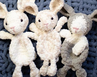 Bunny Snuggler | Bunny Lovey | Crochet Bunny