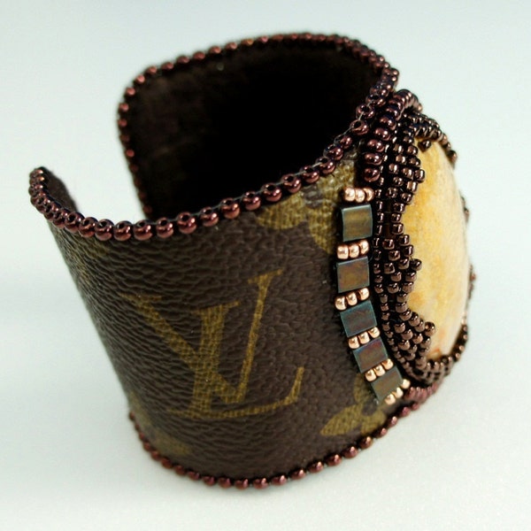 LV Fossil Coral Cuff Bracelet