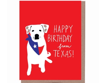 Texas chustka urodziny psa