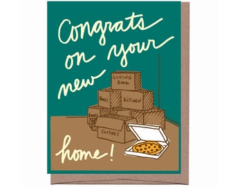 Boxes & Pizza Card