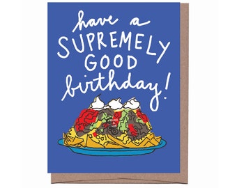 Scratch & Sniff Nachos Birthday Card