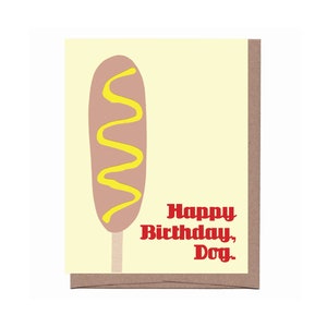 Corndog Geburtstagskarte