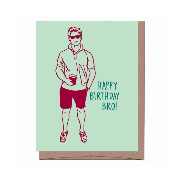 Birthday Bro Card