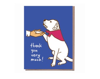 Good Dog Thank You Card