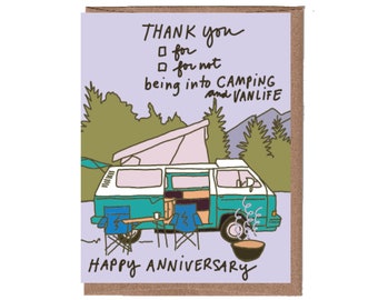 Van Life Anniversary Card