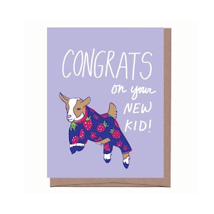 Baby Goat Card