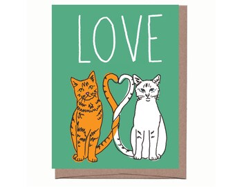 Love Cats Card