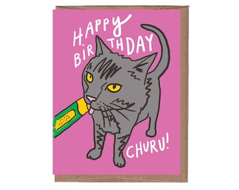 Churu Birthday Card