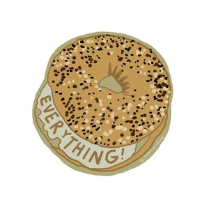 Sticker bagel